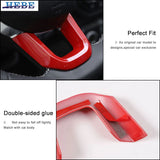 Steering Wheel Trim for Jeep Wrangler JL 2018-2024 Car Interior Accessory HEBE