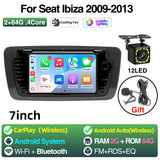 Android Head Unit CarPlay Stereo for Seat Ibiza 2009-2013