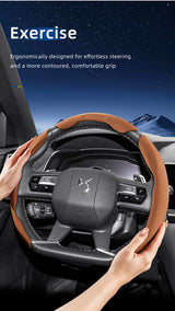 Split-Design Suede Steering Cover Universal Fit