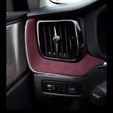 Suede Center Console Wrap for Volvo XC60 2018-2026 Car Interior Accessory LINGLUYANG