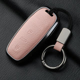 360 Degree Protection Metal Goatskin Car Key Case Cover For Audi A6 A7 A8 B9 A5 A4 8S 8W Q5 Q7 4M S5 S7 TT cars accessories