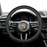 Ultra-Thin Leather Wheel Cover for Porsche Cayenne 911 Car Interior Accessory Hocasen