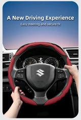 Breathable Leather Steering Cover for Suzuki