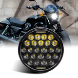 5.75 Inch Led Headlight For Motorcycle 5 3/4 Auxiliary Led Lights For Harley Sportster Iron 883 Dyna Street Bob FXDB Motor Pa