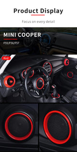 Door Speaker Trim Ring Covers for Mini Cooper F55 F56
