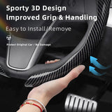 Carbon Fiber Wheel Cover for Tesla Model 3 Y S X Car Interior Accessory Hocasen