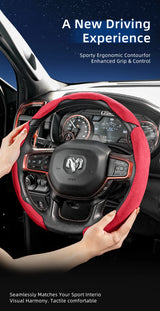 Split Suede Steering Wheel Cover for Ram 1500 2500 3500