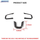 Steering Wheel Trim for Jeep Wrangler JL 2018-2024 Car Interior Accessory HEBE