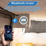 Universal 200W RV Stereo Radio Bluetooth for ATV UTV Boat Car Interior Accessory OEM