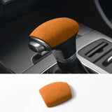 For KIA KX5 Car Gear Shift Lever Boot Cover Protection Decorative Trim Sticker Interior Tuning Accessories Made of Alcantara