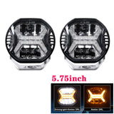 2pcs Car Led Work Light Bar Emark Approved 5.75 Inch/4 Inch Driving Light 12V 24V DRL For Jeep Lada Offroad 4x4 For UTV SUV Boat