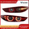 LED Tail Lights with Dynamic Welcome for Mazda3 2019-22