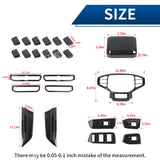 ABS Interior Trim Carbon Fiber for Chery T2