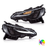 RGB LED Headlight with Animation for Subaru BRZ/Toyota 86