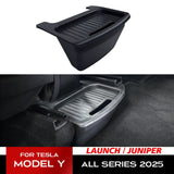 Rear Seat Storage Box for Tesla New Model Y 2025-2020 Launch Juniper Organizer Bins Backseat Trash Can Garbage Bag Tray Inter