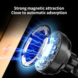 Qi2.2 25W Car Magnetic RGB Wireless Charger With Air Cooling Fan Phone Holder Car Wireless Charger TEKSY