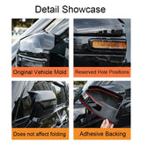 Side Rear View Mirror Cover Protective Shell for Jetour Traveller T2 Black Warrior 5 7 Seat Car Exterior Accessories Exterior