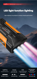 1000A Car Jump Starter with Tire Inflator