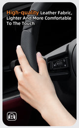 Breathable Leather Steering Wheel Cover for Honda Car Interior Accessory Hocasen