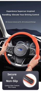 Suede Snap-On Wheel Cover for Subaru Outback WRX Car Interior Accessory Hocasen
