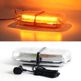 72W Magnetic Amber LED Strobe Beacon Light 12-24V Truck