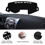 Custom Fit Anti-Glare Dashboard Mat for Toyota Vios 2014-2019 Dashboard Mat CATUSIKI