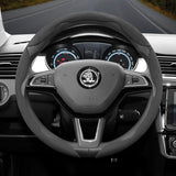 Anti-Slip Segmented Steering Wheel Cover for Skoda Cars