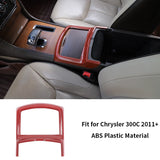 Interior Trim Cover Red Carbon Fiber for Chrysler 300C