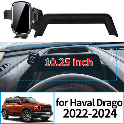 15W Wireless Fast Charging Phone Mount for Haval Dargo 2022-2024 Car Phone Holder CATUSIKI