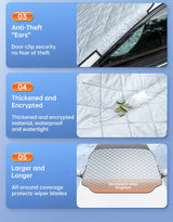 Jeep WK2 KL BU MP Renegade Grand Cherokee Front Windshield Sunshade
