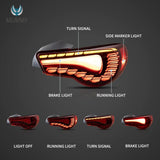 Sequential LED Tail Lights for Toyota 86/BRZ 12-20 LED Ambient Light vland
