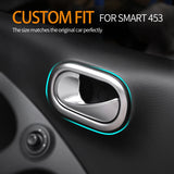Door Handle Cover Stainless Steel for Smart Fortwo 453 Car Interior Accessory GMUNI