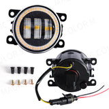 LED Angel Eye Fog Light for Ford Focus Fiesta Car Interior Accessory MAGIC COLORM