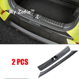 For BYD Dolphin Mini Seagull 2024 2025 2026 Car Rear Guard Plate Trunk Protective ABS Carbon Fiber Cover Interior Accessories