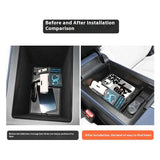 For XPeng G6 Car Wireless Charger Dust Mat Under Console Box Storage Interior Mod for 2023-2025 Car Interior Accessory OEM