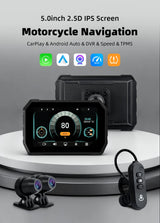 5.0 CarPlay GPS with TPMS for Universal Moto Android Head Unit EKIY