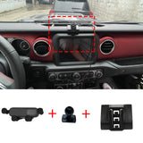 Adjustable GPS Navigation Phone Bracket for Jeep Wrangler 2018–2023