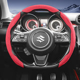 Suzuki Suede Sport Split Snap-On Steering Cover