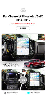 15.6-inch Android Multimedia Radio for Chevrolet Silverado Android Head Unit Aotsr