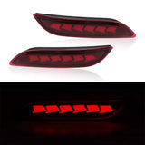 LED Bumper Reflector Signal for Toyota Camry 2018-2025 LED Ambient Light MAGIC COLORM Red A