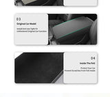 Suede Leather Armrest Cover for Honda CR-V 2023