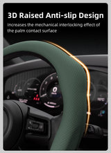 Perforated Leather Wheel Cover for Seat Ibiza Ateca Leon