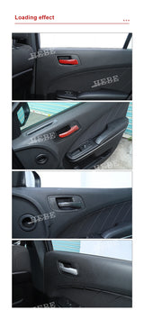 Door Handle Trim Carbon Fiber for Chrysler 300C Dodge Charger