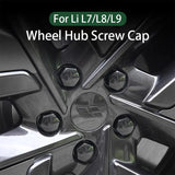 For Li LiXiang L7 L8 L9 2022 2023 ABS Wheel Hub Screw Cap Protection Cover Wheel Hub Protection Cover OEM
