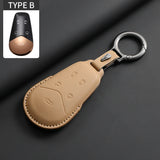 Leather Car Remote Key Case Cover For Voyah Dream PHEV 2024