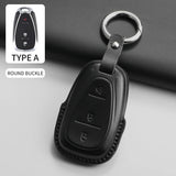 Leather Car Key Case Cover