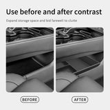 SMABEE for Nissan Rogue/X-trail T33 2021-2026 Center Control Lower Layer Storage Box Car Interior Accessory Smabee