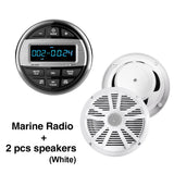 IPX5 Waterproof Marine Stereo with Bluetooth Universal