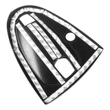 Carbon Fiber Door Handle Cover Smart 451 Fortwo Car Interior Accessory GMUNI