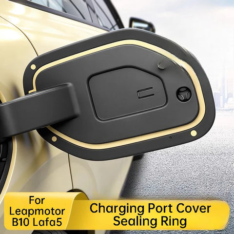 For Leapmotor B10 Lafa5 Car Charging Port Cover Sealing Ring Rubber Strip Dustproof Rainproof Modification Accessories Modifi